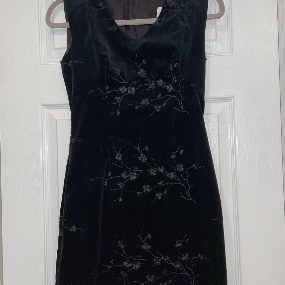 Parallel Black Dress